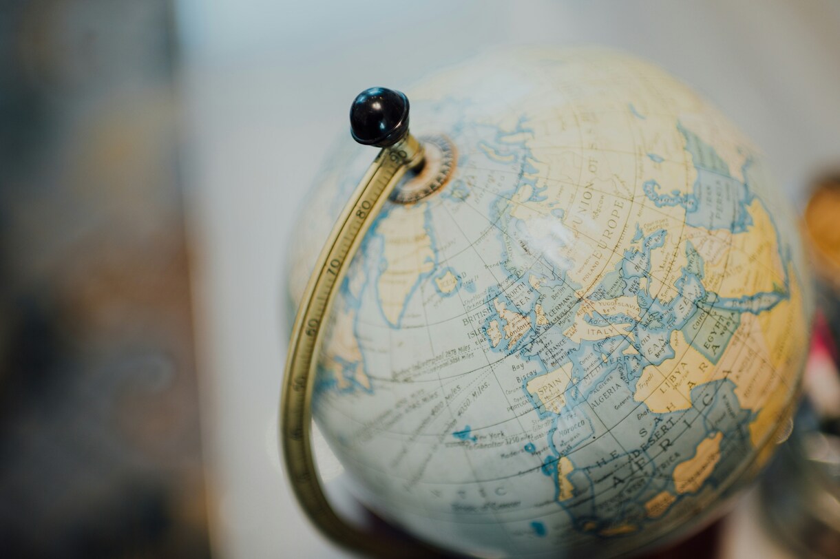globe of the planet Earth